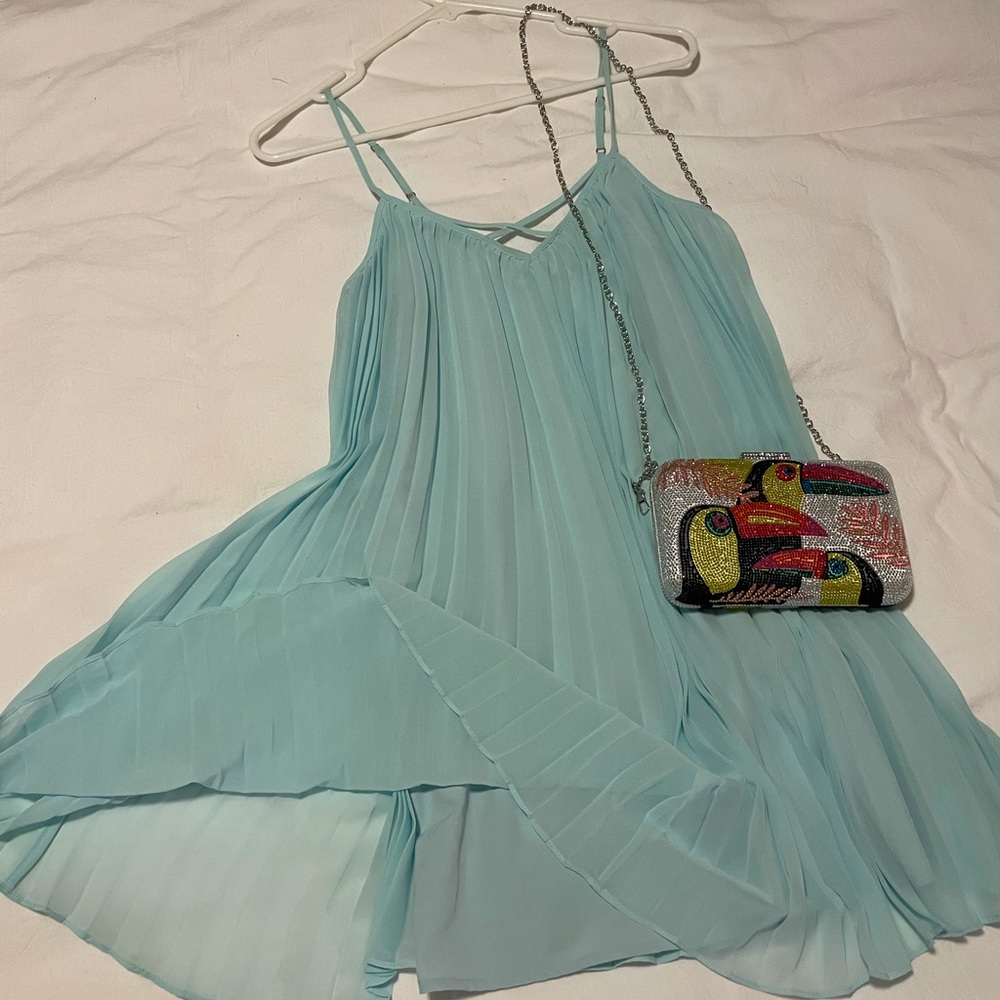 GUESS WEDDING GUEST DRESS (with purse)